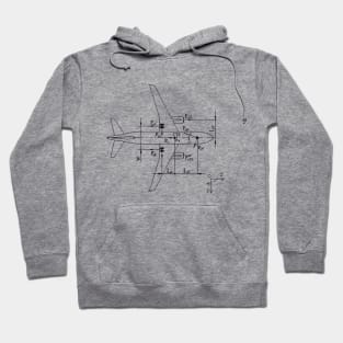 Fasbytes Aviation airplane Pilot Engineering Maths Hoodie